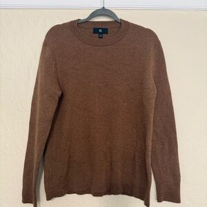 Banana Republic Men's 100% Merino Wool Brown Sweater